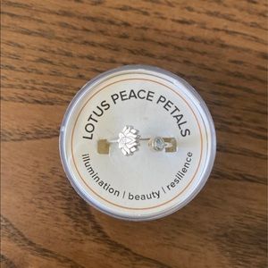 ALEX AND ANI Lotus Peace Petals Ring